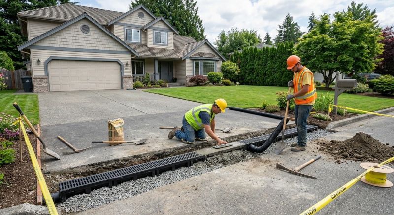 Wet Yard Drainage in Birmingham, AL